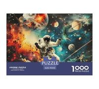 Escena espacial Puzzle 1000 piezas Aventura Puzzles Juego Difícil para Actividades Decoración De Pared De La Casa De Cartón 100% Reciclado Regalos para Mujeres, Regalos para Hombres 70x50cm/1000pcs