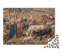 Escena Medieval 1000 Piezas Rompecabezas para Adultos Cattle Farm para Amantes O Amigos Imposable 1000pcs (75x50cm)