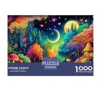 Escena Nocturna de fantasía(12)_2 Juego Familiar Multicolor Un Puzzle para Crear Momentos Únicos Original, Adultos Y Niños Desde 14 Años 38x26cm/1000pcs
