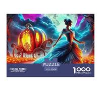 Escena Nocturna de fantasía Puzle De 1000 Piezas para Adultos Y Niños Rompecabeza Clásicos Diversión Multicolor Obra De Arte De Entretenimiento 52x38cm/1000pcs