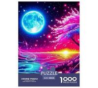 Escena Nocturna de fantasía Puzzle 1000 Piezas, Clásicos Rompecabezas De Bricolaje, Hobby Creativo, Regalo, para Adultos Y Niños A Partir De 12 Años 38x26cm/1000pcs