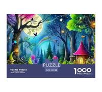 Escena Nocturna de fantasía Puzzle 1000 Piezas para Entretenimiento Creativo Clásicos Regalos Obra De Arte Rompecabezas Desafiante Noches De Juegos Adultos Y Niños A Partir De 12 Años 52x38cm/1000pcs