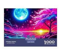 Escena Nocturna de fantasía Puzzle 1000 Piezas para Pasatiempo Creativo Clásicos Regalos Obra De Arte Rompecabezas Juguetes Desafiantes Adultos Y Niños A Partir De 12 Años 70x50cm/1000pcs