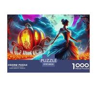 Escena Nocturna de fantasía Puzzle 1000 Piezas Pasatiempo Creativo Clásicos Regalos Decoración del Rompecabezas Desafiante Noches De Juegos Adultos Y Niños A Partir De 12 Años 38x26cm/1000pcs