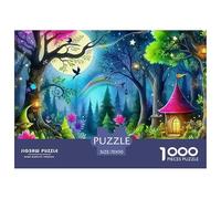 Escena Nocturna de fantasía Puzzle De 1000 Piezas Puzzles Clásicos para Entretenimiento Creativo Adultos Y Niños A Partir De 12 Año 70x50cm/1000pcs