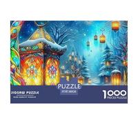 Escena Nocturna de fantasía Puzzle De 1000 Piezas Puzzles Clásicos para Juguete EduGatoivo Adultos Y Niños A Partir De 12 Año 38x26cm/1000pcs