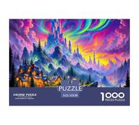 Escena Nocturna de fantasía Puzzle De 1000 Piezas Puzzles Clásicos para Rompecabezas De Piso Y Juego Familiar para Adultos Y Niños Mayores 52x38cm/1000pcs