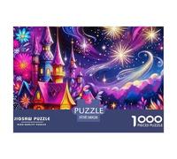 Escena Nocturna de fantasía Puzzles 1000 Piezas Puzzles Clásicos para Entretenimiento Creativo Adultos Y Niños A Partir De 12 Año 38x26cm/1000pcs