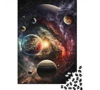 Escena planetaria cósmica 1000 Piezas Cartón Grueso Rompecabezas Premium Amantes De La Familia Entrenamiento De Concentración Presente Divertido 70x50cm/1000pcs