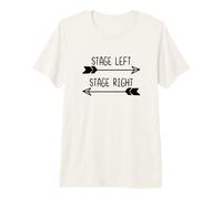 Escenario Izquierdo Escenario Derecho Teatro Broadway Actor Camiseta Premium