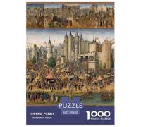 Escenas de la Francia medievalRompecabezas De 1000 Piezas para Adultos, Juegos EduGatoivos70x50cm/1000pcs