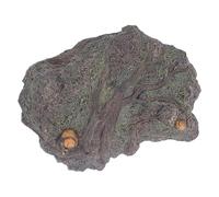 Escenas Modelo del Mundo de los Dinosaurios con Exquisita Artesanía para Juegos Educativos Entre e Hijos - Paisaje Jurásico de Plástico (Pedestal de raíz de árbol M97)