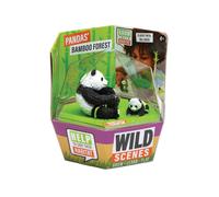 Escenas salvajes 'Bosque de bamb de Pandas - Juguete de conservacin de vida silvestre de Grow & Play Kit - Playset de animales para nios de 4 aos