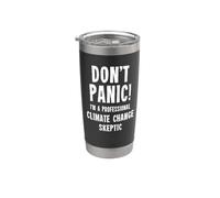 Escéptico del cambio climático Vaso térmico de acero inoxidable de doble pared
