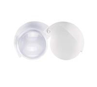 Eschenbach 152094 Lupa plegable mobilent LED, Lente muy compacta de gran aumento con una eficiente iluminación LED, Color: blanco, Dimensiones Lente: Ø 35 mm, Aumento: 4x, Dioptría: 16