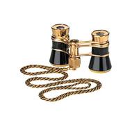 Eschenbach - Gemelos de Teatro con Cadena (3X, 25 mm), Color Negro