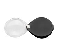 Eschenbach Lupa desenfundable Classic 60mm Negro | Funda de piel auténtica fabricada en Alemania