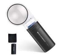 Eschenbach Lupa de mano HandyuxLED – iluminación LED, 6 aumentos, lente 58 mm