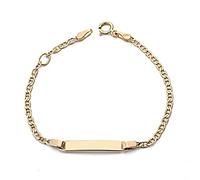 Esclava oro 18k bebé ancla 14cm. ciere reasa [7746]