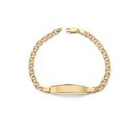 Esclava Oro 18k húngara 18cm. unisex maciza ancho 4 mm. mosquetón