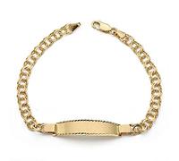 Esclava oro 18k húngara 19.5cm. maciza cierre mosquetón unisex