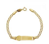 Esclava oro 18k reloj 11.5cm. bebé hora nacimiento [AA7293GR] - Personalizable - GRABACIÓN INCLUIDA EN EL PRECIO