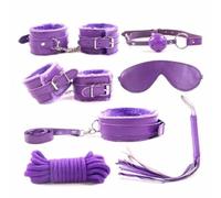 esclavitud sexual Bdsm Set Kits Adultos Juguetes Sexuales Bondage Para Parejas Esposas Pezón Collar Abrazaderas Látigo Nalgadas Sexo