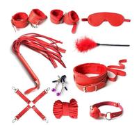 esclavitud sexual Bdsm Set Kits Adultos Juguetes Sexuales Bondage Para Parejas Esposas Pezón Collar Abrazaderas Látigo Nalgadas Sexo