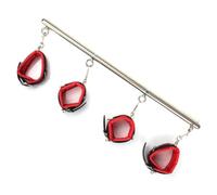 esclavitud sexual Línea de acero BDSM Bondage esposas de mano esposas de tobillo juguetes sexuales de cuero Para parejas productos sexuales sexo erótico