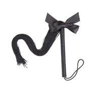 esclavitud sexual Nuevo Látigo pequeño de cuerda negra, Juguetes sexuales de cuero suave, paleta para azotar, látigo de cuero, ataduras, Bondage Flogger