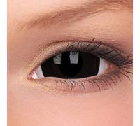 esclerótica Lenses Mini Black, mes de colores Lente, Negro, SIN Prescripción, 1 pieza
