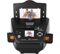 Escαner de fotografνas y diapositivas con pantalla LCD de 2.4 Convierte negativos y diapositivas Foto de pelνcula de 35 mm/135 (3R 4R 5R) Tarjeta