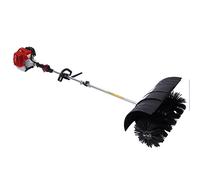 Escoba artificial de 52 cc, 2,3 HP, cepillo de gas, limpiador de cepillo de barrido de hierba, escoba, cepillo de gas artificial para patios, calzadas y calles