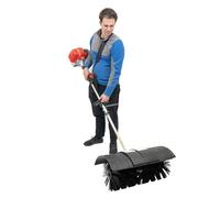 Escoba barredora de mano a gas para césped artificial, 52 cc, escoba de paleta de 2 tiempos, cepillo de 6500 rpm para limpiar césped, pasarelas, bulevares, entradas