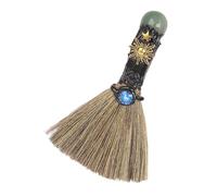 Escoba de Bruja Decorativa - de Compacta, Escoba de Bruja Mágica Hecha a Mano con para Purificar la Energía, Sanación Espiritual y Prácticas Rituales | Hogar, Sala de Té, Dormit