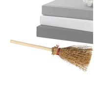 Escoba De Bruja para Halloween | Paja Pequeña de Halloween | Decoración Artesanal como Accesorio para Brujas En Fiestas Disfraces Celebraciones Familiares Y Festivales