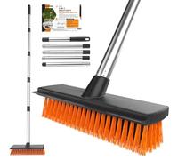 Escoba de calle, escoba estable con rascador de musgo, escoba para exteriores, escoba industrial, escoba de jardín, escoba para la limpieza de jardines, carreteras, patios, terrazas, entradas