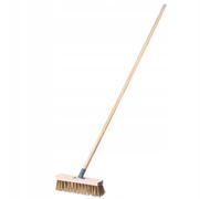 Escoba de calle KADAX, con mango de madera, 30 cm