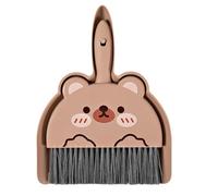 Escoba de escritorio y excavadora de polvo, conjunto de pala de polvo pequeña y escoba,Pala de polvo portátil | Bandeja de polvo portátil, práctica herramienta de limpieza multifuncional para sofá