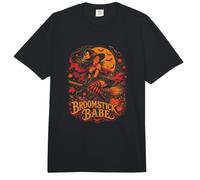 Escoba de Halloween Babe Witch Pumpkin Coven Comfort Colors Adult Heavyweight T-Shirt