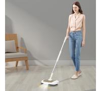 Escoba fregona eléctrica inalámbrica con función de pulverización e iluminación LED, escoba eléctrica, inalámbrica, para limpieza de suelos