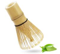 Escoba Matcha, Batidor Matcha de Bambú, Batidor Matcha Tea 100 Dientes para hacer espuma Matcha espesa