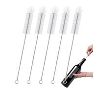 Escoba para Biberones | Cepillo para Lavar Botellas - Escobilla Flexible Mango Largo Suministros Limpieza, Utensilios Cocina Tazas para Termos Tazas Café Decantador