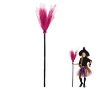 Escoba Para Niños | Escoba Para Halloween | Accesorios De Juegos De Rol Decoración Para Porche Jardín Disfraces Cosplay Espectáculos En Casa ta Fiesta Temática