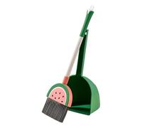 Escoba pequeña con recogedor para niños, herramienta de cocina con diseño de frutas, juego de ayudante de limpieza, herramientas de limpieza para niños y niñas