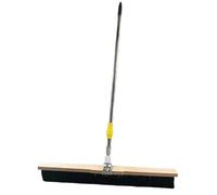 Escoba Profesional para Acabado de hormigón, 91 cm, Regulable en ángulo, con Mango telescópico Ajustable de 2 m. Cepillo Broom