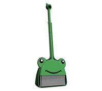 Escoba Recogedor De Juguete para Niños - De Limpieza De Rana Verde con Soporte De Limpieza Realista para Juegos De rol Que Promueven El Orden La Motricidad Doméstico Ligero para