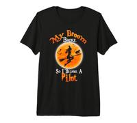 Escoba Rota, así Que me convertí en piloto Disfraz de Camiseta Premium