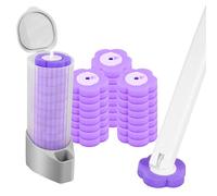 Escobilla de baño desechable, Accesorios de Limpieza, de Inodoro, Juego de Limpieza con recambios reemplazables, Varillas aromáticas para Limpiar el Inodoro en el baño