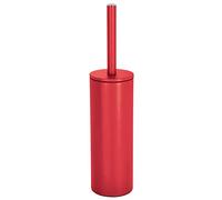 ESCOBILLA DE BAÑO SPIRELLA CON SOPORTE DE ACERO INOXIDABLE AKIRA ROJO MATE | Recipiente interior extraíble, cabezal de cepillo reemplazable, placa base estable, superficie mate, fácil de limpiar